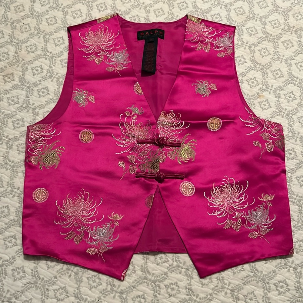 Ralph Lauren Asian Inspired Vest